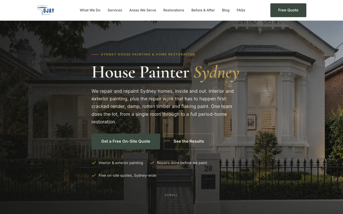 OJ Enterprises website